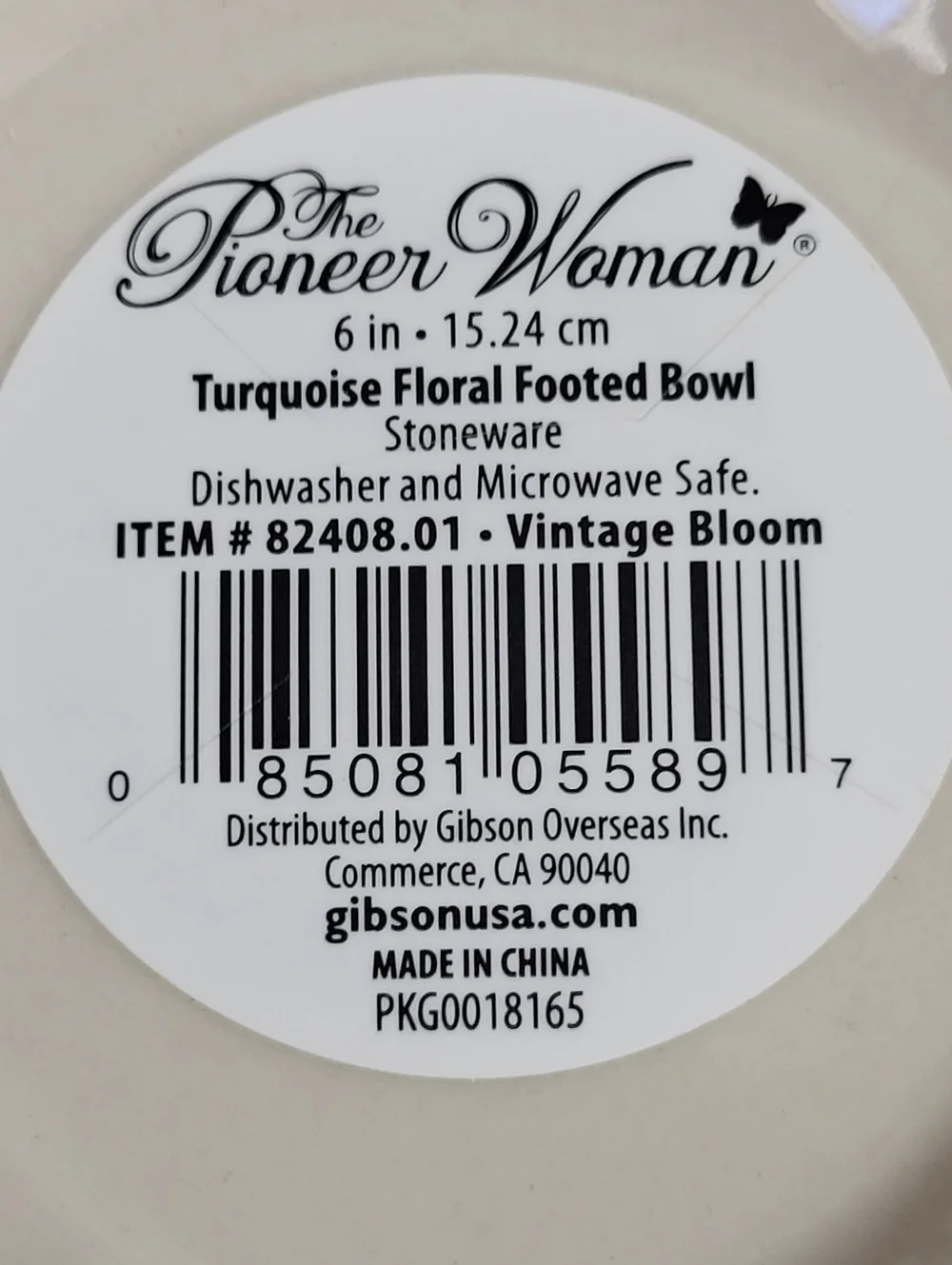 2-Pc The Pioneer Woman Vintage Bloom Soup Cereal Bowl & Salad Dessert Plate NEW